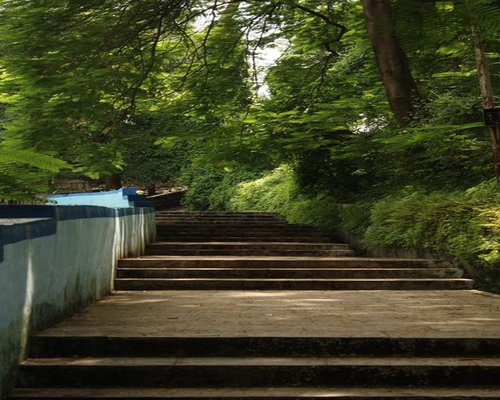 calm evening walk in an Indian city park